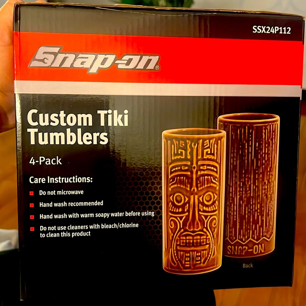 SNAP-ON COLLECTOR TIKI 20 oz. Tumblers.